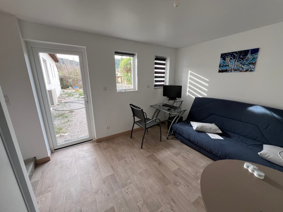 photo d'un salon après rénovation